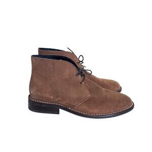 Thursday Boot Company Scout Chukka Men Boots Size 8.5 Cognac Suede Leather
